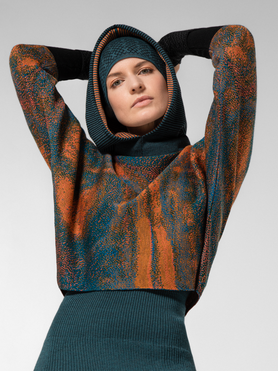 <b>Pulli Liquid-Sand</b> kürbis-blau