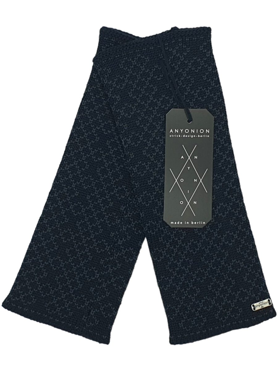 Handwärmer Raute - schwarz-graphit