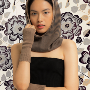Hoody taupe-graphit